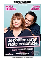 JE PRÉFÈRE QU'ON RESTE ENSEMBLE JE PRÉFÈRE QU'ON RESTE ENSEMBLE