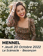 Réservez les meilleures places pour Mennel - Le Scenacle - Du 19 octobre 2022 au 20 octobre 2022