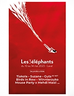 Réservez les meilleures places pour Les 3 Elephants 2023 - 2 Jours - Site Payant Place De Hercé - Du 12 mai 2023 au 13 mai 2023