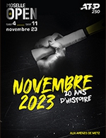 Réservez les meilleures places pour Moselle Open 2023 - Dimanche 05/11 - Les Arenes De Metz - Le 5 novembre 2023