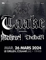 Réservez les meilleures places pour Taake + Nordjevel + Theotoxin - Salle Le Grillen - Le 26 mars 2024
